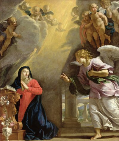 De annunciatie door Philippe de Champaigne